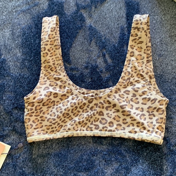 Spell leopard scoop crop XXS - Picture 3 of 4